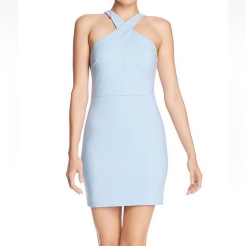 Likely Strapless Light Blue Dress size 4